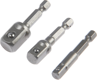 

Набор адаптеров слесарных, Короткие 1/2 3/8 1/4x50мм / 744339