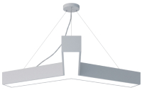 Потолочный светильник ЭРА Geometria Igrek SPO-143-W-40K-056 / Б0058888 - 