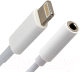 Миниатюра изображения товара Кабель/переходник Sonnen iPhone Lightning на Aux Mini Jack 3.5мм / 513565 (белый)