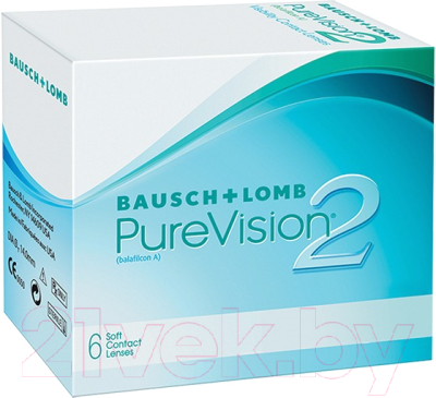 Комплект контактных линз PureVision 2 Sph-12.0 R8.6 (6шт)