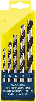 Набор сверл FIT 36099 / 4-5-6-8-10мм (5шт) - 