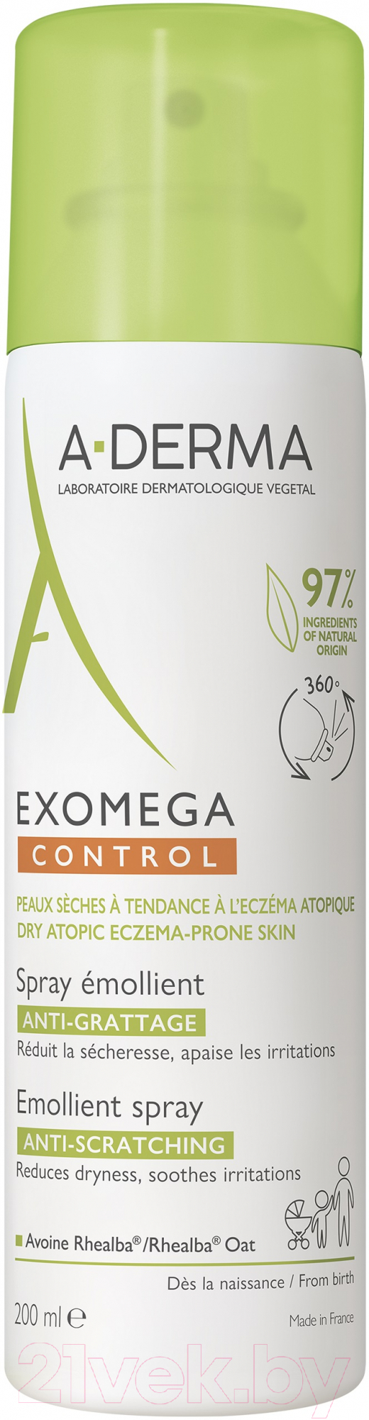 Спрей для тела A-Derma Exomega Control Смягчающий Эмолент