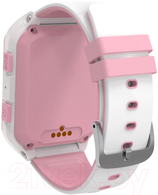Умные часы детские Canyon Cindy KW-41 / CNE-KW41WP (белый/розовый)