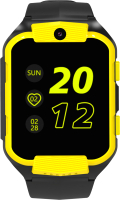 Умные часы детские Canyon Cindy KW-41 / CNE-KW41YB (желтый/черный) - 
