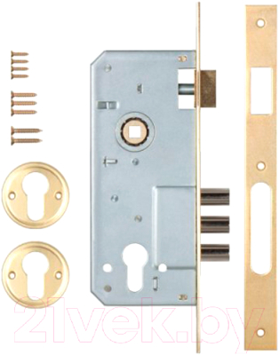 Замок врезной Kale Kilit 152/3MR-G (золото)