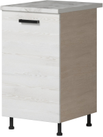 Шкаф-стол кухонный Genesis Мебель Алиса Loft 500 (дуб сонома/сосна белый) - 