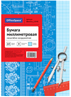 

Набор миллиметровой бумаги OfficeSpace, Масштабно-координатная / 8БмА3ск_13548