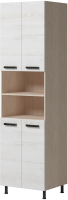 Шкаф-пенал кухонный Genesis Мебель Алиса Loft 600 (дуб сонома/сосна белый) - 