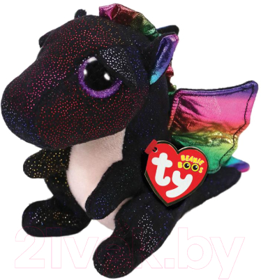 Мягкая игрушка TY Beanie Boo's Дракон Anora / 36897 (черный)