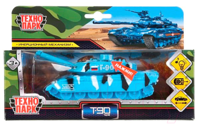 Танк игрушечный Технопарк Т-90 / SB-18-40(SL457)