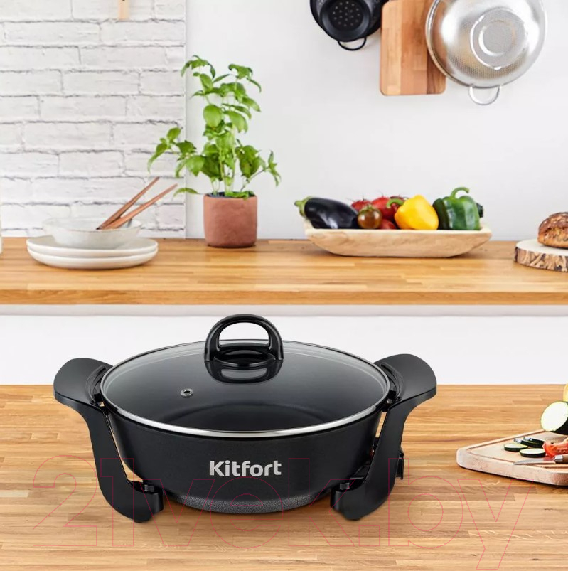 Электрическая сковорода Kitfort KT-4055