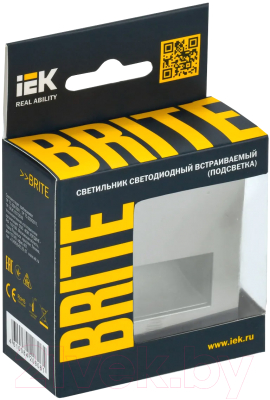 Встраиваемая подсветка IEK Brite BR-FL20-K37 (шампань)