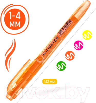 Набор маркеров CrowN Multi Hi-Lighter Aroma / F-500-6 (6цв)
