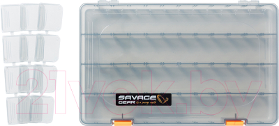 Коробка рыболовная Savage Gear Lurebox 6B Deep Smoke / 76780