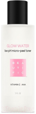 Тонер для лица Beautific Glow Water Oбновляющий тонер с низким pH и витамином С (150мл)