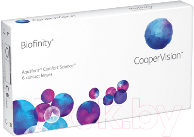 Комплект контактных линз Biofinity Sph-1.00 R8.6 D14.0 (3шт)