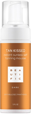 Мусс-автозагар Beautific Tan Kissed Тонирующий Dark (150мл)