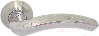 Изображение товара Ручка дверная Crit РФ-6440А-Хп/Хш / 04932 (хром полированный/хром шлифованный)