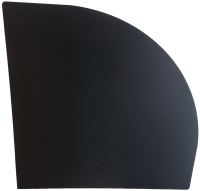 Предтопочный лист КПД LP11 2мм 1200x1200мм (черный) - 