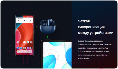 Беспроводные наушники Realme Buds Air 3 RMA2105 (синий)