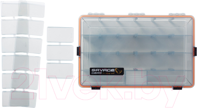 Коробка рыболовная Savage Gear WP Lurebox 6B Smoke / 74226
