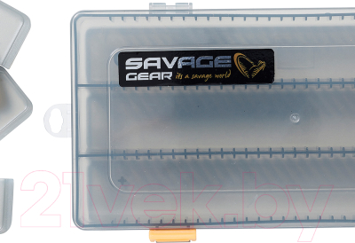 Набор емкостей для наживки Savage Gear Flat Lure Box Smoke Kit / 74233