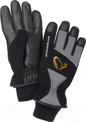 Перчатки для охоты и рыбалки Savage Gear Thermo Pro Glove 76469 (L, серый/черный)