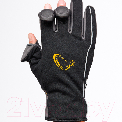Перчатки для охоты и рыбалки Savage Gear Softshell Winter Glove 76607 (XL, черный)