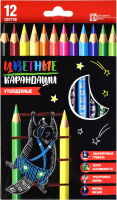 Набор цветных карандашей Феникс+ Енот-Пухляш / 58584 (12шт) - 