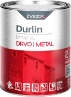 Эмаль ZVEZDA Durlin Универсальная алкидная RAL 8011 (750мл, светло-коричневый) - 