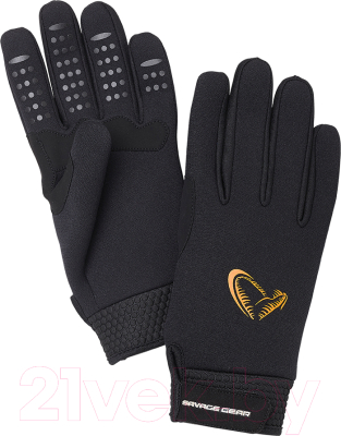 Перчатки для охоты и рыбалки Savage Gear Neoprene Stretch Glove 76465 (M, черный)