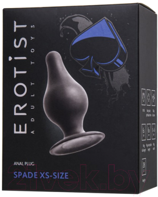 Пробка интимная Erotist Spade / 541320 (XS, черный)