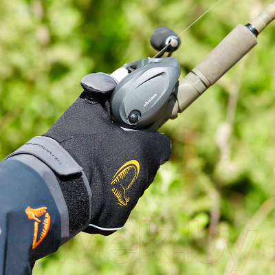 Перчатки для охоты и рыбалки Savage Gear Softshell Winter Glove 76605 (M, черный)