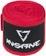 Миниатюра изображения товара Боксерские бинты Insane Viper / IN22-HW101 (3.5м, красный)