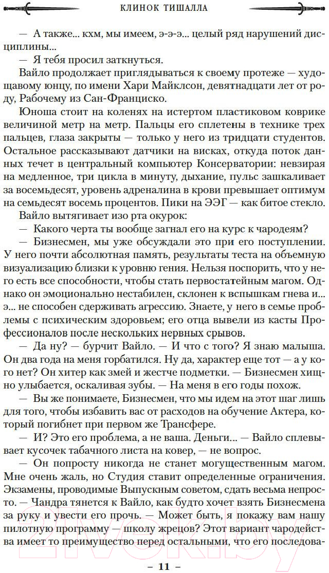 Художественная книга Азбука Клинок Тишалла (Стовер М.) — фото 6