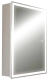 Шкаф с зеркалом для ванной Silver Mirrors Киото-2 60 L / LED-00002679 (с подогревом) - 