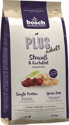 

Сухой корм для собак, Plus Adult Ostrich & Potato / 5360001