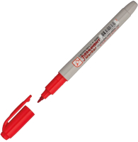 Маркер перманентный CrowN Multi Marker Super Slim / P-505F (красный) - 