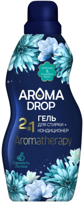 Изображение товара Гель для стирки Aroma Drop 2в1 Aromatherapy Свежесть лотоса (1кг)