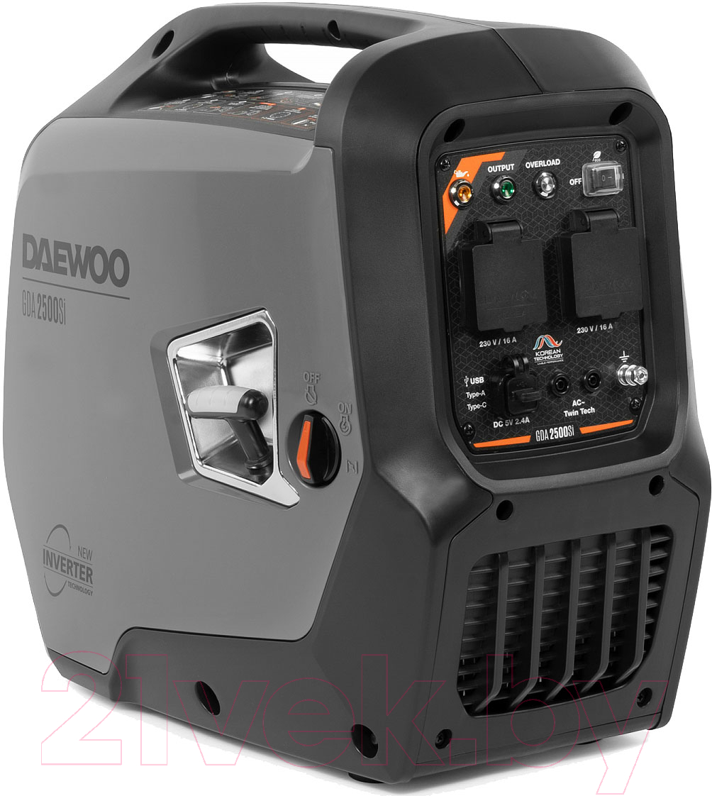 Бензиновый генератор Daewoo Power GDA 2500Si