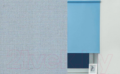 Рулонная штора LEGRAND Декор 114x175 / 58064078 (голубой)