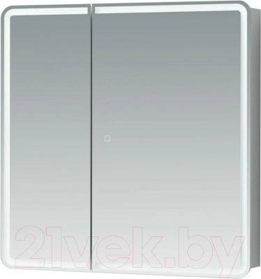 Шкаф с зеркалом для ванной Aquanet Оптима 70 / 311861