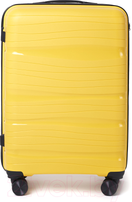 Чемодан на колесах Pride РР-9801 (M, желтый)