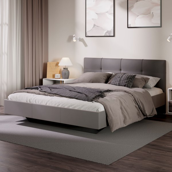 Купить Двуспальная кровать ТриЯ Элис тип 1 с мягкой обивкой 180x200  