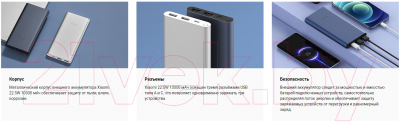 Портативное зарядное устройство Xiaomi Power Bank 22.5W 10000mAh / BHR5884GL