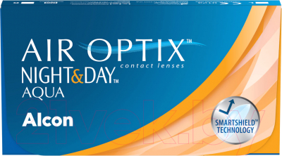 Комплект контактных линз Air Optix Night&Day Aqua Sph+1.50 R8.6 D13.8 (3шт)