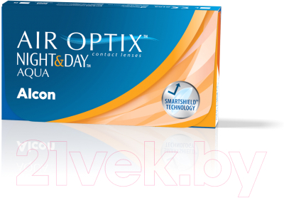 Комплект контактных линз Air Optix Night&Day Aqua Sph-3.00 R8.4 D13.8 (3шт)