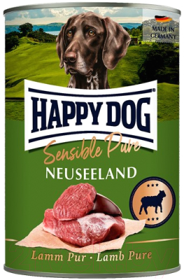 Влажный корм для собак Happy Dog Sensible Pure Neuseeland Ягненок / 61078 (800г)