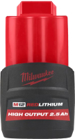 Аккумулятор для электроинструмента Milwaukee M12 HB2.5 High Output / 4932480164 - 