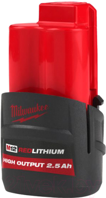 Аккумулятор для электроинструмента Milwaukee M12 HB2.5 High Output / 4932480164